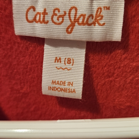 Cat & Jack Red Ruffle Heart Sweater - Picture 4 of 4